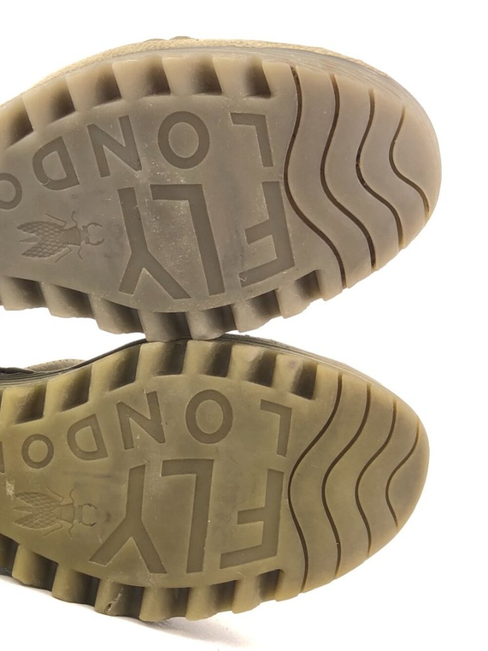 Fly London Yoel Cupido Khaki Wedge Sandals EUR 37 - Picture 15 of 15